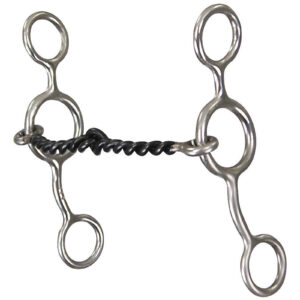 Reinsman Junior Cowhorse with Sweet Iron Twisted Wire Mouthpiece