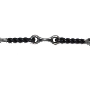 Jr Cowhorse Dogbone Bit with Thin Twisted Wire Sweet Iron