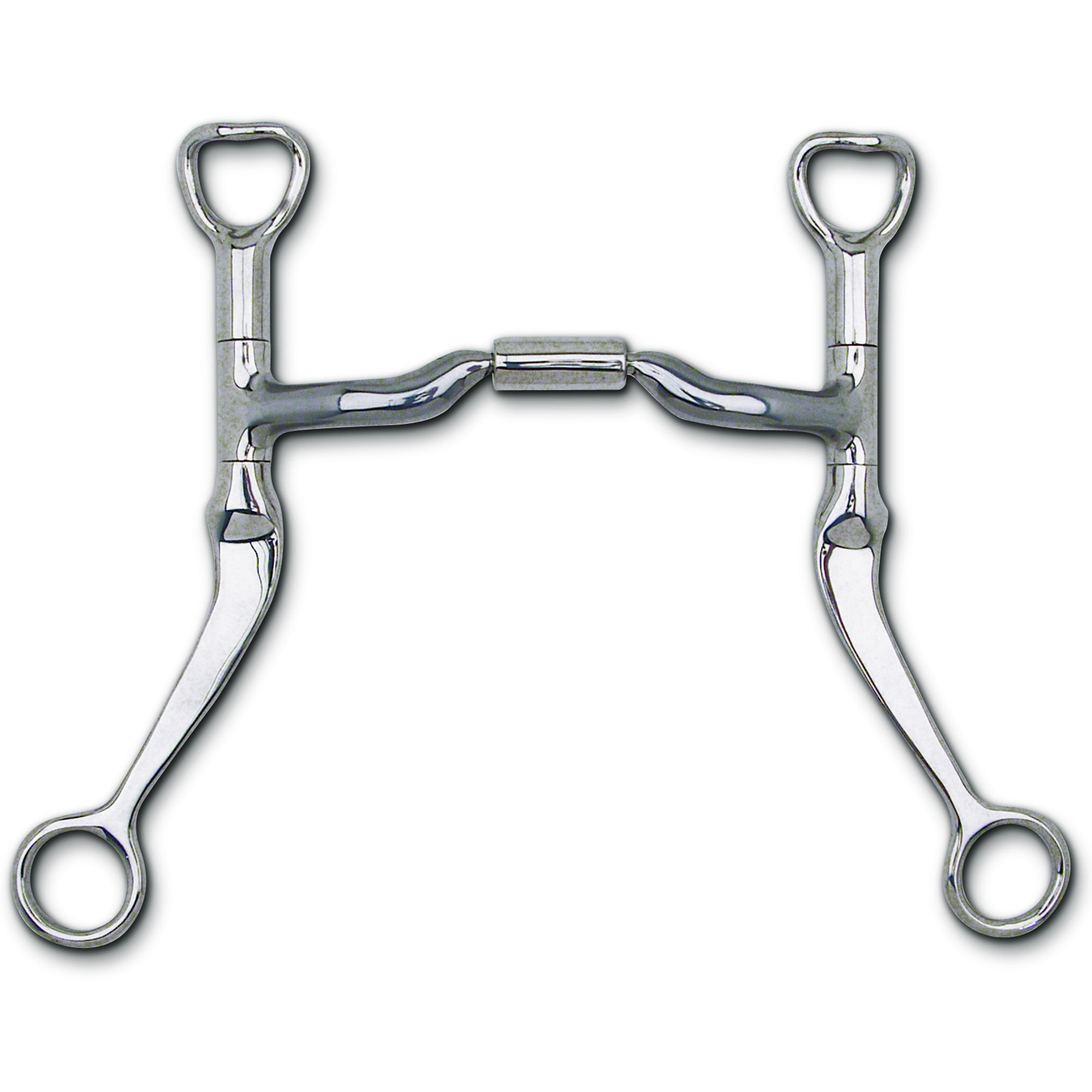 Myler Flat Shank with Sweet Iron Low Port Comfort Snaffle MB 04