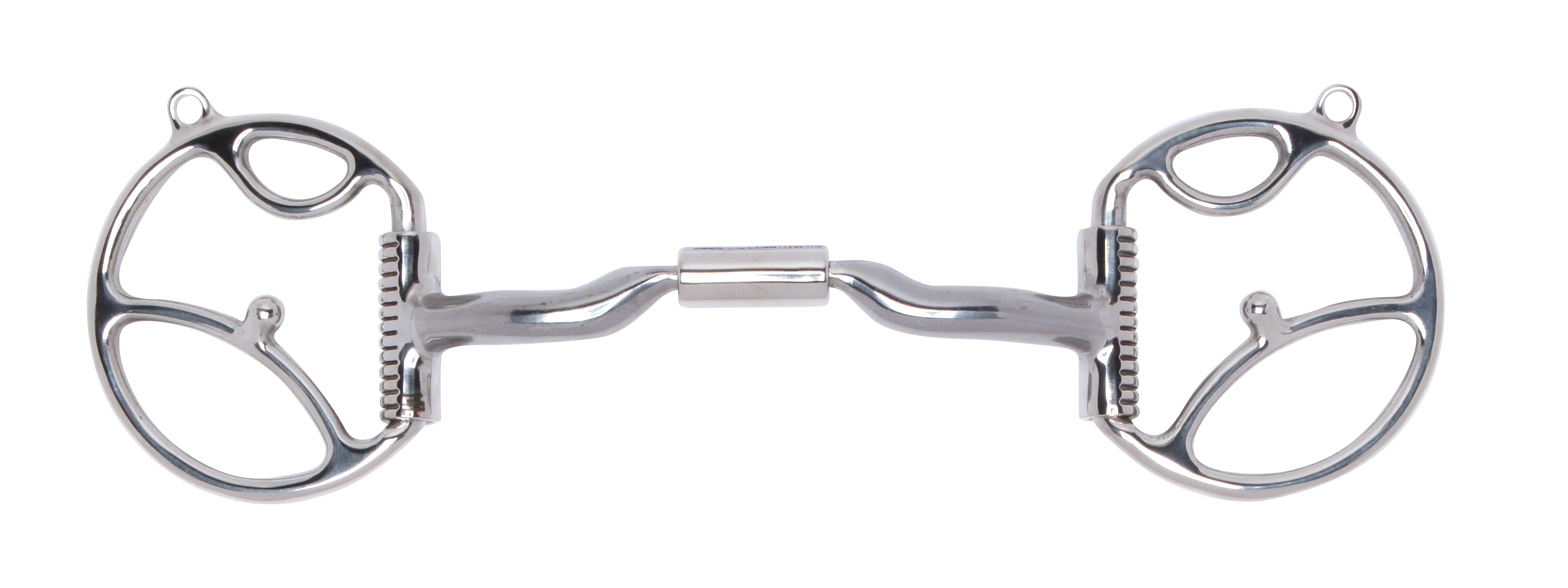 Myler Western Dee with Hooks with Sweet Iron Low Port Comfort Snaffle MB 04