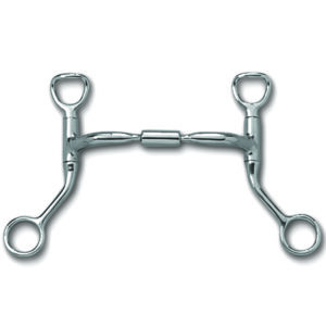 Myler HBT Shank with Sweet Iron Comfort Snaffle Wide Barrel MB 02