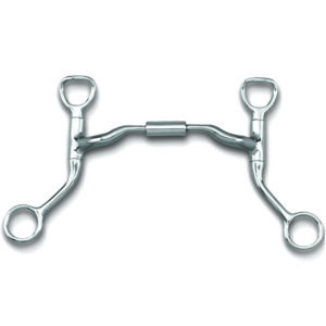 Myler HBT Shank with Sweet Iron Low Port Comfort Snaffle MB 04 - 5.5" Mouth