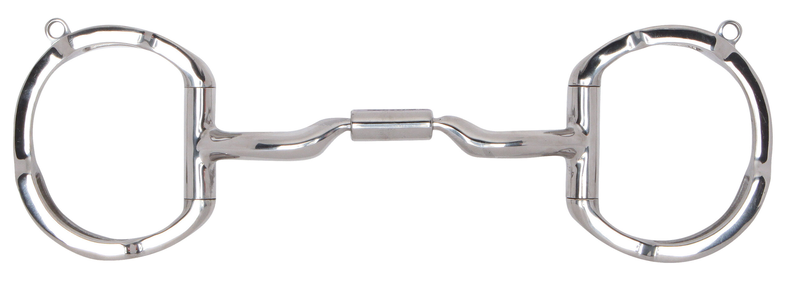 Myler Eggbutt with Hooks with Stainless Steel Low Port Comfort Snaffle MB 04