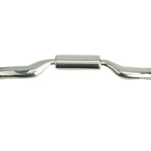 Myler 3 3/8" Medium Dee without Hooks with Low Port Comfort Snaffle™ MB 04