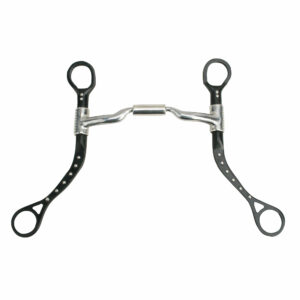 Myler MBB Black Flat Shank with Sweet Iron Low Port Comfort Snaffle MB 04