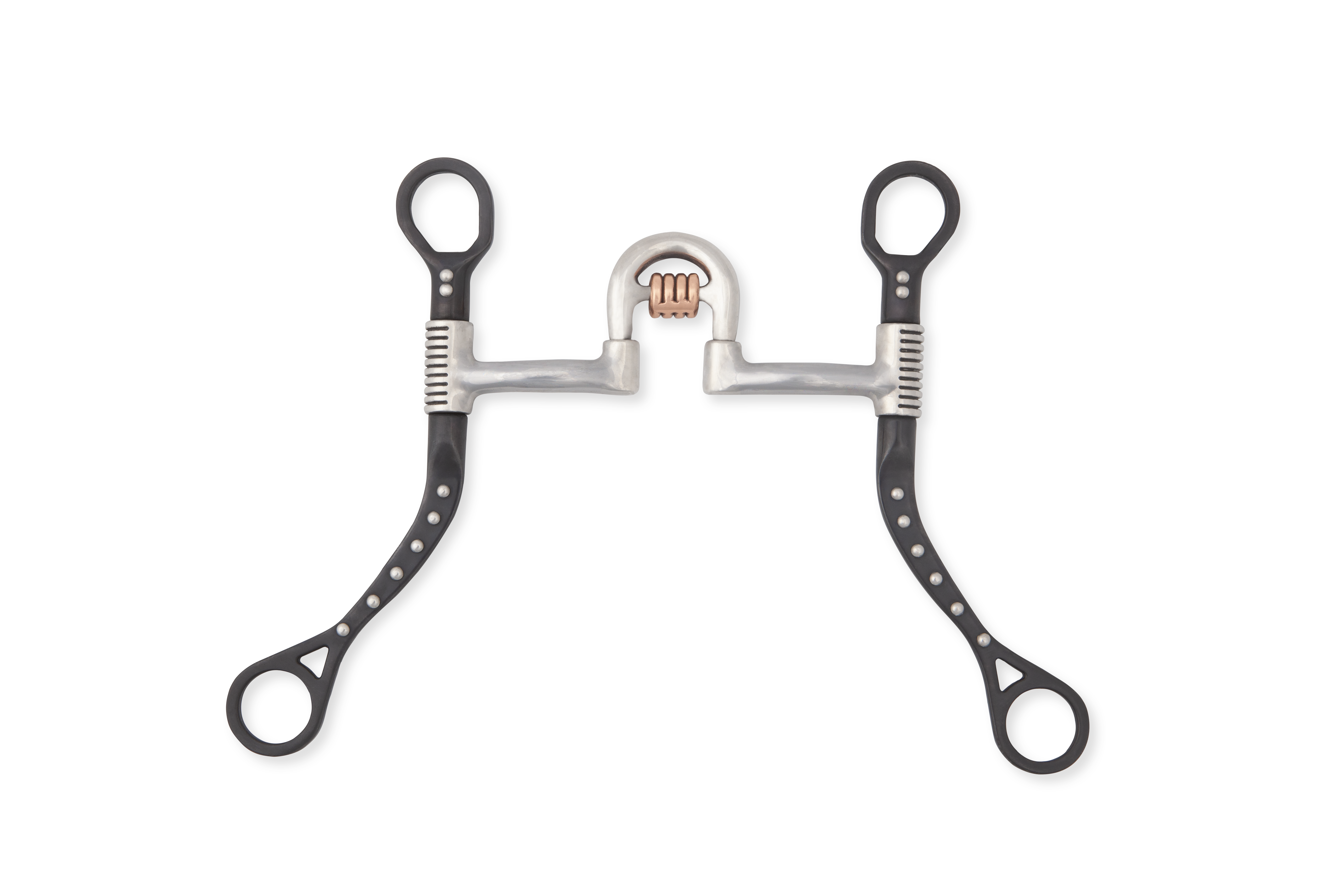 Myler MBB Black Flat Shank with Sweet Iron Correctional High Port MB 27HP w/Cricket