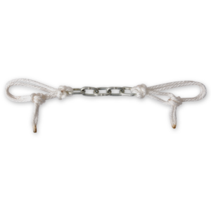 Martin Saddlery String and Dog Link Chain Curb Strap, 5-Chain Link