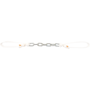 Martin Saddlery String and Dog Link Chain Curb Strap, 7-Chain Link
