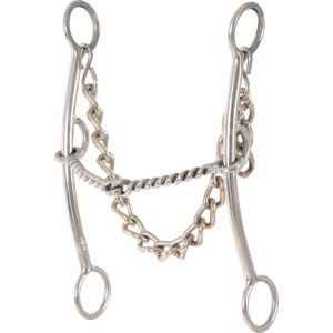 Carol Goostree Pickup Bit Short Shank- Twisted Wire Snaffle