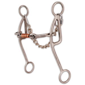 Les Vogt Turbo Collection 7 1/2 Shank Dogbone Snaffle