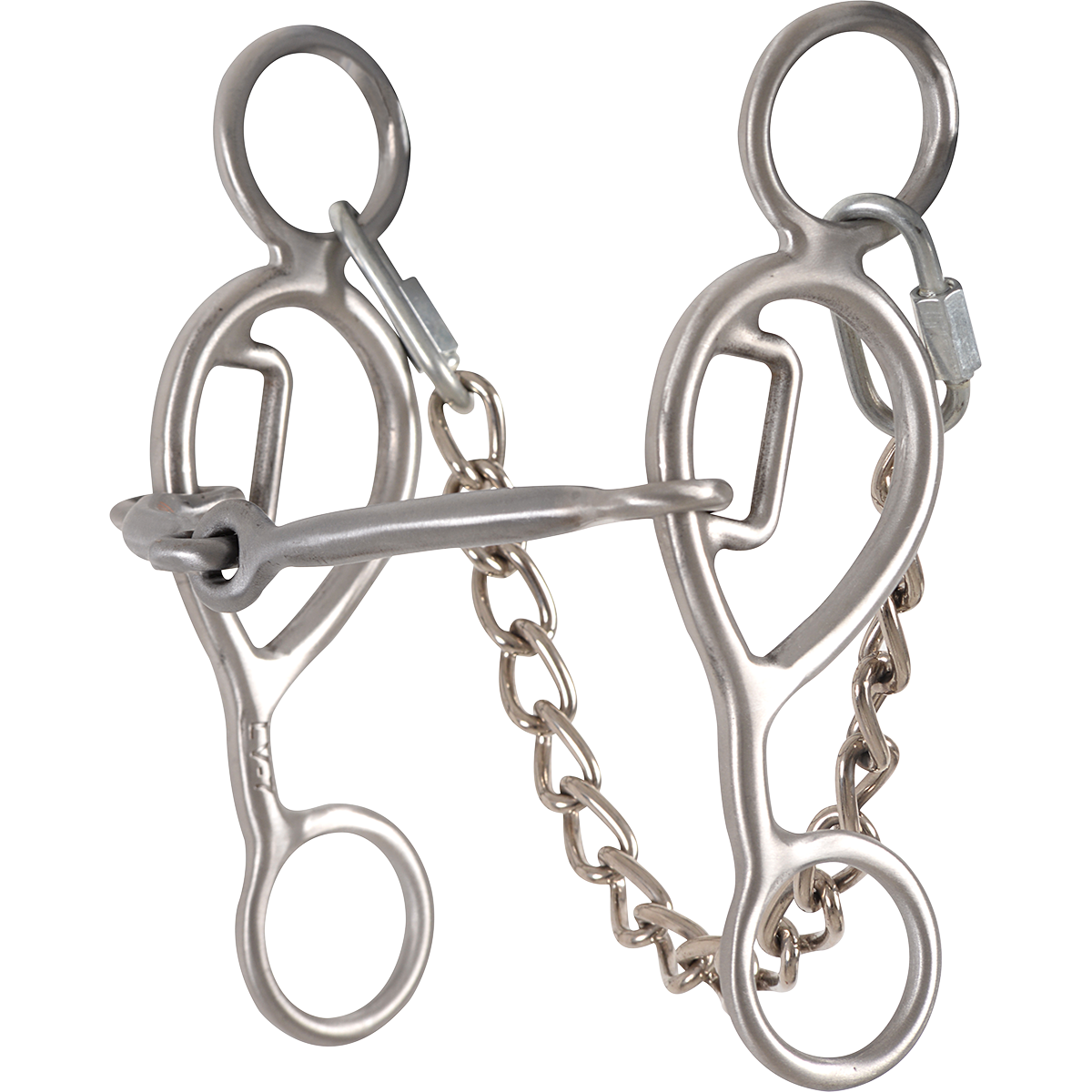 Les Vogt Turbo Collection Shank Barrel Bit- 5 1/2 Shank Snaffle