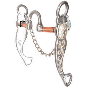 Les Vogt Roping Collection Swivel Cheek Copper Correction, 6.75-inch