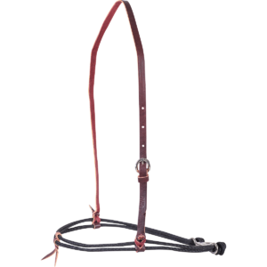 Martin Saddlery Nylon Double Rope Noseband with No Cover, Black