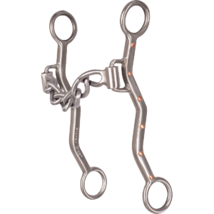 Rickey Green Shank Roping Bit with Chain