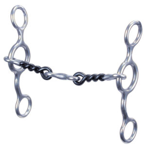 Junior Cowhorse with Dogbone and Sweet Iron Twisted Wire Mouthpiece