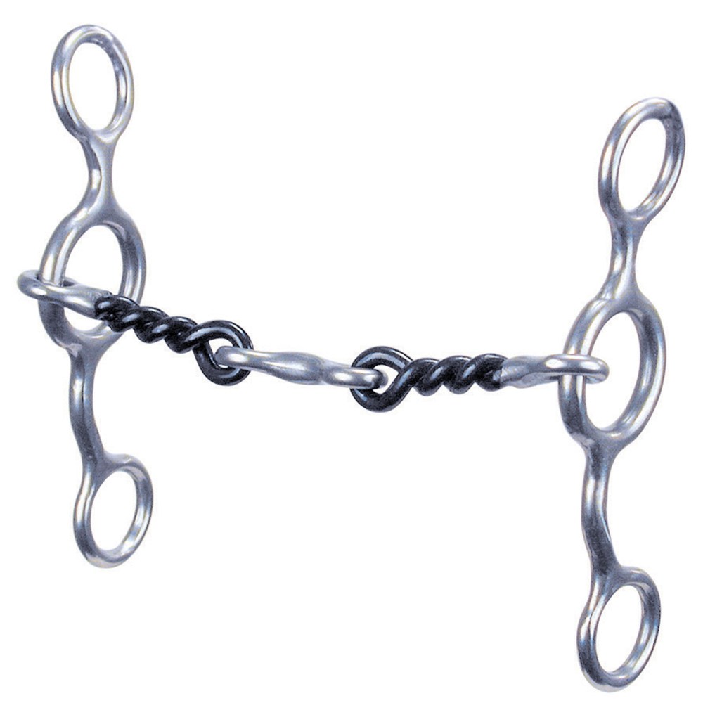 Junior Cowhorse with Dogbone and Sweet Iron Twisted Wire Mouthpiece