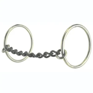 Medium Loose Ring Snaffle Bit with Chain Mouthpiece