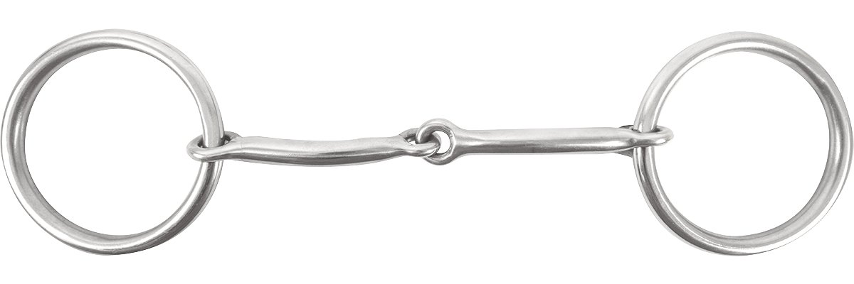 Classic Equine O-Ring Snaffle with Smooth Mouthpiece